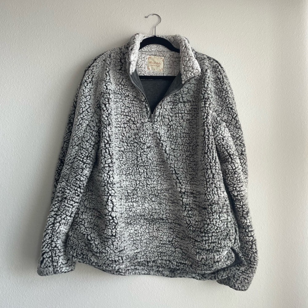 Altar'd State Gray Sherpa Jacket